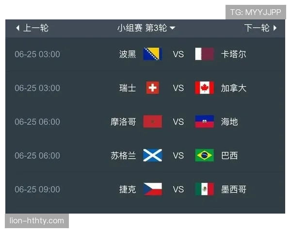 2026世界杯赛程时间表：6月底关键比赛完整整理